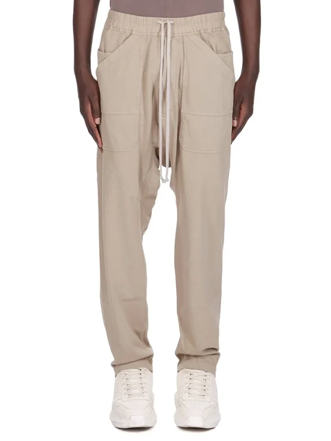 DRKSHDW FW25 CONCORDIANS CLASSIC CARGO-ZUGSTANGE IN DIRTY PEARL COMPACT HEAVY JERSEY DU02E7370RIG-88 DRKSHDW FW25 CONCORDIANS CLASSIC CARGO-ZUGSTANGE IN DIRTY PEARL COMPACT HEAVY JERSEY DU02E7370RIG-88