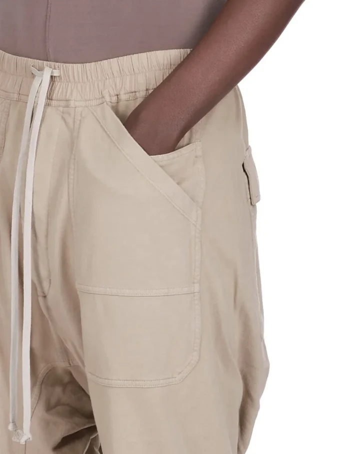 DRKSHDW FW25 CONCORDIANS CLASSIC CARGO-ZUGSTANGE IN DIRTY PEARL COMPACT HEAVY JERSEY DU02E7370RIG-88 DRKSHDW FW25 CONCORDIANS CLASSIC CARGO-ZUGSTANGE IN DIRTY PEARL COMPACT HEAVY JERSEY DU02E7370RIG-88