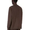 DRKSHDW FW25 CONCORDIANS CREWNECK SWEAT IN DARK DUST COMPACT HEAVY JERSEY. DU02E7279RIGP-78 DRKSHDW FW25 CONCORDIANS CREWNECK SWEAT IN DARK DUST COMPACT HEAVY JERSEY. DU02E7279RIGP-78