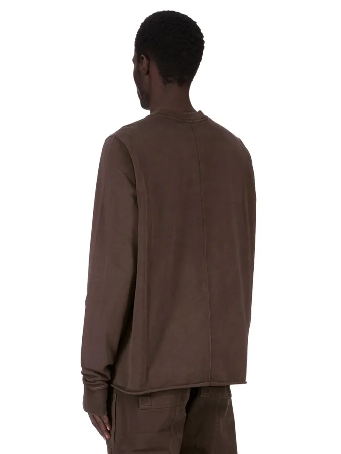 DRKSHDW FW25 CONCORDIANS CREWNECK SWEAT IN DARK DUST COMPACT HEAVY JERSEY. DU02E7279RIGP-78 DRKSHDW FW25 CONCORDIANS CREWNECK SWEAT IN DARK DUST COMPACT HEAVY JERSEY. DU02E7279RIGP-78