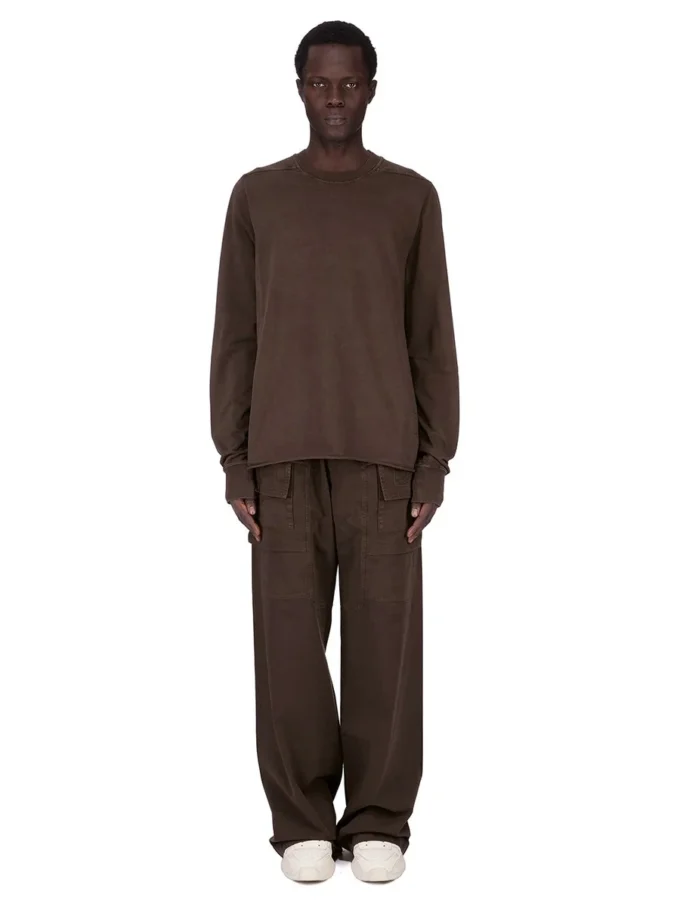DRKSHDW FW25 CONCORDIANS CREWNECK SWEAT IN DARK DUST COMPACT HEAVY JERSEY. DU02E7279RIGP-78 DRKSHDW FW25 CONCORDIANS CREWNECK SWEAT IN DARK DUST COMPACT HEAVY JERSEY. DU02E7279RIGP-78