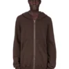 DRKSHDW FW25 CONCORDIANS JUMBO GIMP HOODIE IN DARK DUST SLUB FELPA DU02E7283FSL-78 DRKSHDW FW25 CONCORDIANS JUMBO GIMP HOODIE IN DARK DUST SLUB FELPA DU02E7283FSL-78