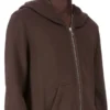 DRKSHDW FW25 CONCORDIANS JUMBO GIMP HOODIE IN DARK DUST SLUB FELPA DU02E7283FSL-78 DRKSHDW FW25 CONCORDIANS JUMBO GIMP HOODIE IN DARK DUST SLUB FELPA DU02E7283FSL-78