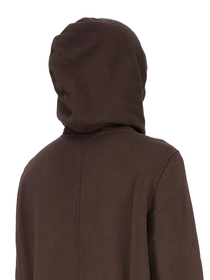 DRKSHDW FW25 CONCORDIANS JUMBO GIMP HOODIE IN DARK DUST SLUB FELPA DU02E7283FSL-78 DRKSHDW FW25 CONCORDIANS JUMBO GIMP HOODIE IN DARK DUST SLUB FELPA DU02E7283FSL-78