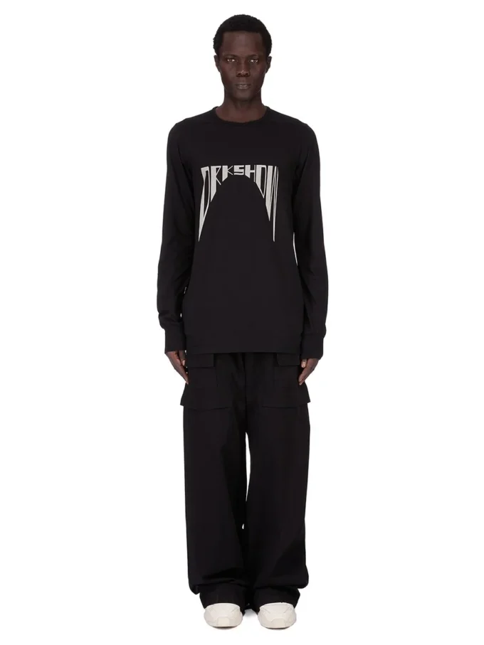 DRKSHDW FW25 CONCORDIANS LEVEL LS T IN SCHWARZ MITTELGEWICHTIGEM BAUMWOLLJERSEY DU02E7260RNEP4-0908 DRKSHDW FW25 CONCORDIANS LEVEL LS T IN SCHWARZ MITTELGEWICHTIGEM BAUMWOLLJERSEY DU02E7260RNEP4-0908