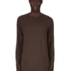 DRKSHDW FW25 CONCORDIANS LS LEVEL T IN DARK DUST COTTON GAUZE JERSEY DU02E7260BH-78 DRKSHDW FW25 CONCORDIANS LS LEVEL T IN DARK DUST COTTON GAUZE JERSEY DU02E7260BH-78