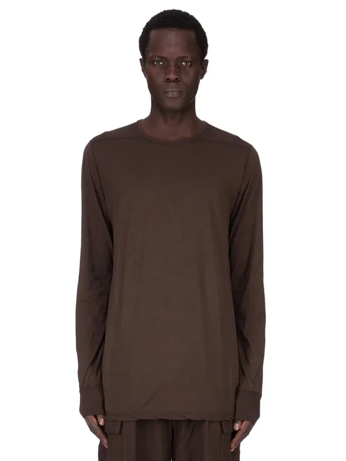 DRKSHDW FW25 CONCORDIANS LS LEVEL T IN DARK DUST COTTON GAUZE JERSEY DU02E7260BH-78 DRKSHDW FW25 CONCORDIANS LS LEVEL T IN DARK DUST COTTON GAUZE JERSEY DU02E7260BH-78
