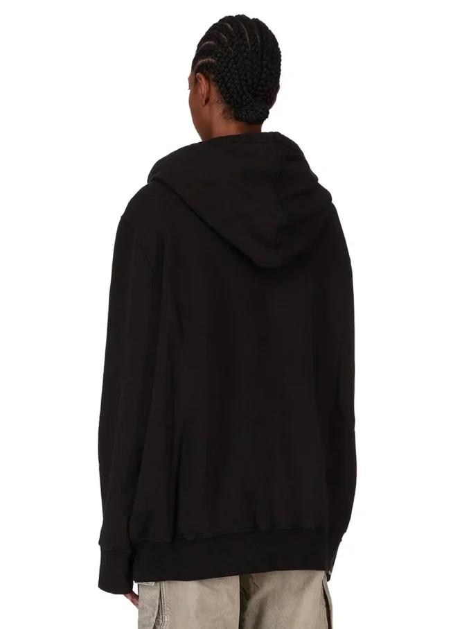 DRKSHDW FW25 CONCORDIANS Oversize-Hoodie in Schwarz/Perlmutt SLUP FELPA DS02E7241FSLP1P-0908 DRKSHDW FW25 CONCORDIANS Oversize-Hoodie in Schwarz/Perlmutt SLUP FELPA DS02E7241FSLP1P-0908