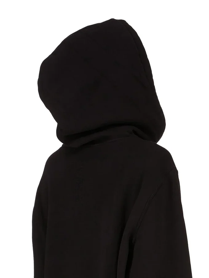 DRKSHDW FW25 CONCORDIANS Oversize-Hoodie in Schwarz/Perlmutt SLUP FELPA DS02E7241FSLP1P-0908 DRKSHDW FW25 CONCORDIANS Oversize-Hoodie in Schwarz/Perlmutt SLUP FELPA DS02E7241FSLP1P-0908