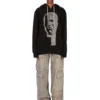 DRKSHDW FW25 CONCORDIANS Oversize-Hoodie in Schwarz/Perlmutt SLUP FELPA DS02E7241FSLP1P-0908 DRKSHDW FW25 CONCORDIANS Oversize-Hoodie in Schwarz/Perlmutt SLUP FELPA DS02E7241FSLP1P-0908