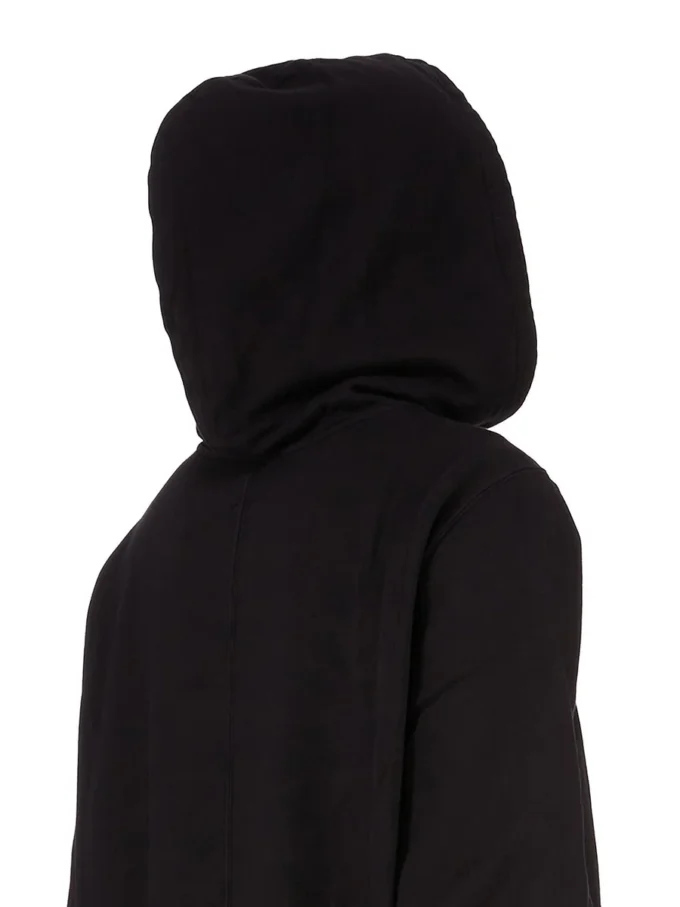 DRKSHDW FW25 CONCORDIANS OVERSIZED HOODIE IN BLACK/PEARL FURKA HEAVY SWEATSHIRT DU02E7262FEP3P-0908 DRKSHDW FW25 CONCORDIANS OVERSIZED HOODIE IN BLACK/PEARL FURKA HEAVY SWEATSHIRT DU02E7262FEP3P-0908