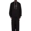 DRKSHDW FW25 CONCORDIANS OVERSIZED HOODIE IN BLACK/PEARL FURKA HEAVY SWEATSHIRT DU02E7262FEP3P-0908 DRKSHDW FW25 CONCORDIANS OVERSIZED HOODIE IN BLACK/PEARL FURKA HEAVY SWEATSHIRT DU02E7262FEP3P-0908