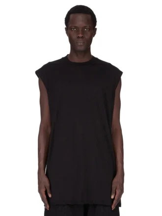 DRKSHDW FW25 CONCORDIANS TARP T IN BLACK COTTON GAUZE JERSEY DU02E7158BH-09 DRKSHDW FW25 CONCORDIANS TARP T IN BLACK COTTON GAUZE JERSEY DU02E7158BH-09