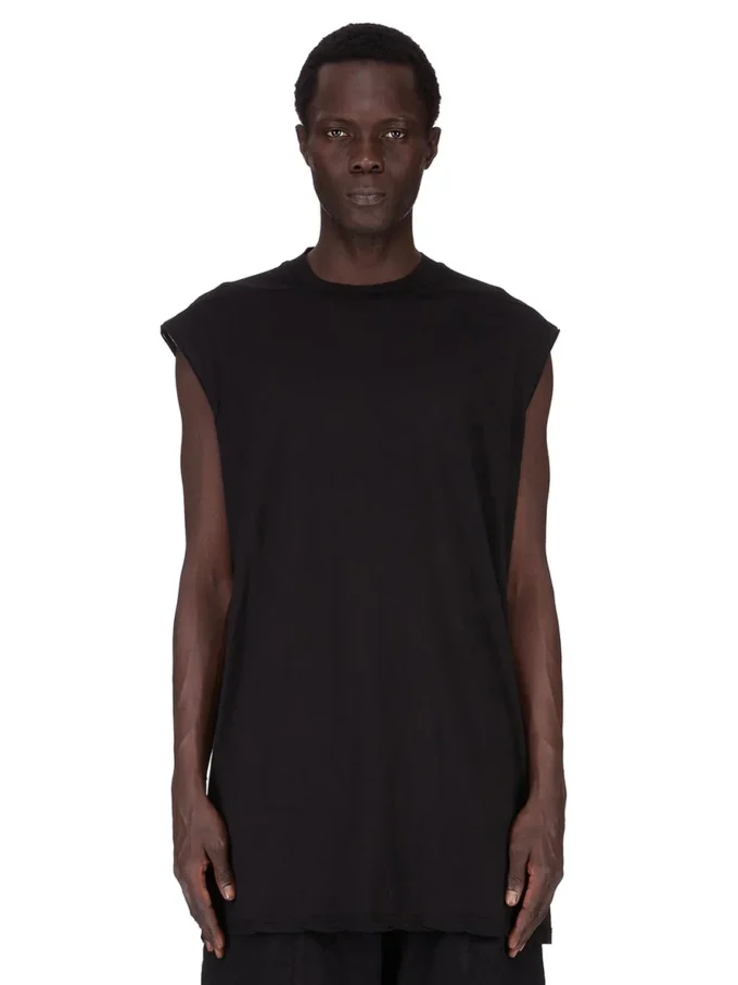 DRKSHDW FW25 CONCORDIANS TARP T IN BLACK COTTON GAUZE JERSEY DU02E7158BH-09 DRKSHDW FW25 CONCORDIANS TARP T IN BLACK COTTON GAUZE JERSEY DU02E7158BH-09