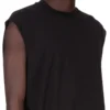DRKSHDW FW25 CONCORDIANS TARP T IN BLACK COTTON GAUZE JERSEY DU02E7158BH-09 DRKSHDW FW25 CONCORDIANS TARP T IN BLACK COTTON GAUZE JERSEY DU02E7158BH-09
