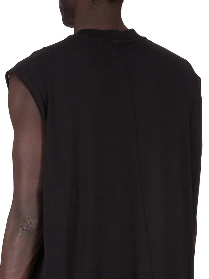 DRKSHDW FW25 CONCORDIANS TARP T IN BLACK COTTON GAUZE JERSEY DU02E7158BH-09 DRKSHDW FW25 CONCORDIANS TARP T IN BLACK COTTON GAUZE JERSEY DU02E7158BH-09