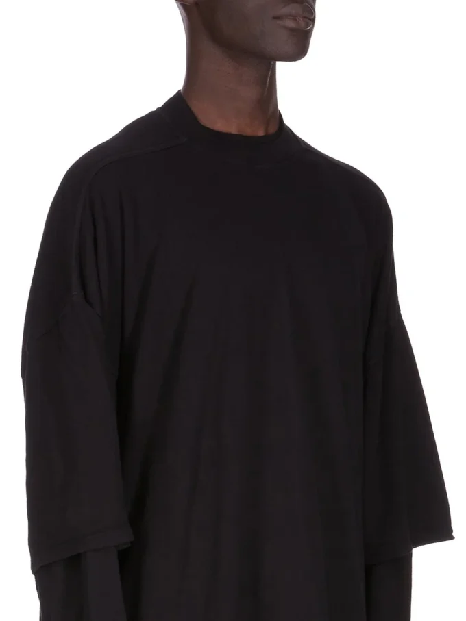 DRKSHDW FW25 CONCORDIANS TOMMY HUSTLER SWEAT IN SCHWARZEM DOPPELT GEBÜRSTETEM JERSEY DU02E7266JDB-09 DRKSHDW FW25 CONCORDIANS TOMMY HUSTLER SWEAT IN SCHWARZEM DOPPELT GEBÜRSTETEM JERSEY DU02E7266JDB-09