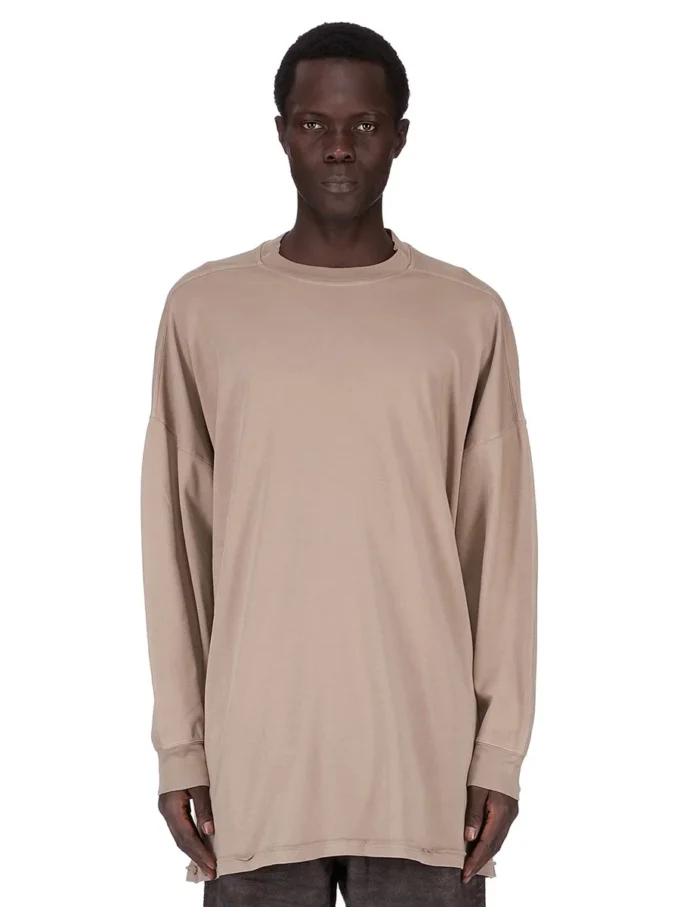 DRKSHDW FW25 CONCORDIANS TOMMY LS SWEAT IN DIRTY PEARL DOUBLE BRUSHED JERSEY DU02E7292JDBP-88 DRKSHDW FW25 CONCORDIANS TOMMY LS SWEAT IN DIRTY PEARL DOUBLE BRUSHED JERSEY DU02E7292JDBP-88