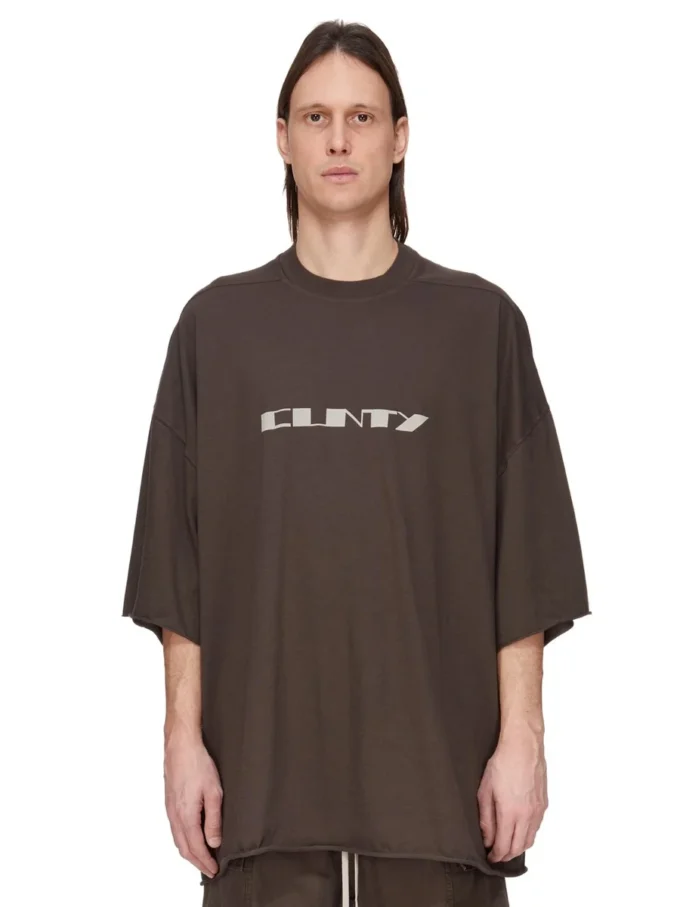 DRKSHDW FW25 CONCORDIANS TOMMY T IN DRKDUST/PEARL MEDIUM WEIGHT COTTON JERSEY DU02E7259RNEP2-7808 DRKSHDW FW25 CONCORDIANS TOMMY T IN DRKDUST/PEARL MEDIUM WEIGHT COTTON JERSEY DU02E7259RNEP2-7808