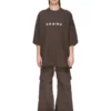 DRKSHDW FW25 CONCORDIANS TOMMY T IN DRKDUST/PEARL MEDIUM WEIGHT COTTON JERSEY DU02E7259RNEP2-7808 DRKSHDW FW25 CONCORDIANS TOMMY T IN DRKDUST/PEARL MEDIUM WEIGHT COTTON JERSEY DU02E7259RNEP2-7808