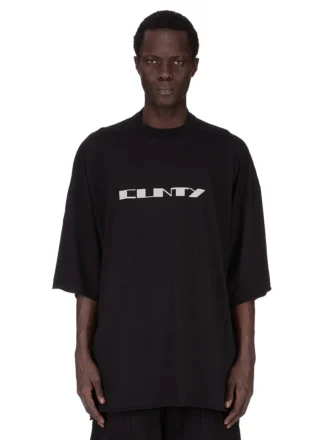 DRKSHDW FW25 CONCORDIANS TOMMY T IN SCHWARZ/PERL MITTELGEMICHTEM BAUMWOLLJERSEY DU02E7259RNEP2-0908 DRKSHDW FW25 CONCORDIANS TOMMY T IN SCHWARZ/PERL MITTELGEMICHTEM BAUMWOLLJERSEY DU02E7259RNEP2-0908