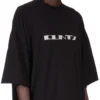 DRKSHDW FW25 CONCORDIANS TOMMY T IN SCHWARZ/PERL MITTELGEMICHTEM BAUMWOLLJERSEY DU02E7259RNEP2-0908 DRKSHDW FW25 CONCORDIANS TOMMY T IN SCHWARZ/PERL MITTELGEMICHTEM BAUMWOLLJERSEY DU02E7259RNEP2-0908