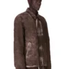 DRKSHDW FW25 CONCORDIANS VERDECKTE REISSVERSCHLUSSJACKE AUS DRKDUST GEBÜRSTETER BAUMWOLLE. DU02E7775BMO-78 DRKSHDW FW25 CONCORDIANS VERDECKTE REISSVERSCHLUSSJACKE AUS DRKDUST GEBÜRSTETER BAUMWOLLE. DU02E7775BMO-78