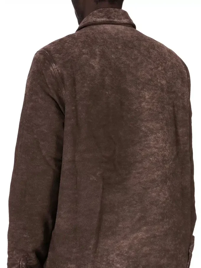 DRKSHDW FW25 CONCORDIANS VERDECKTE REISSVERSCHLUSSJACKE AUS DRKDUST GEBÜRSTETER BAUMWOLLE. DU02E7775BMO-78 DRKSHDW FW25 CONCORDIANS VERDECKTE REISSVERSCHLUSSJACKE AUS DRKDUST GEBÜRSTETER BAUMWOLLE. DU02E7775BMO-78