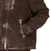 DRKSHDW FW25 CONCORDIANS VERDECKTE REISSVERSCHLUSSJACKE AUS DRKDUST GEBÜRSTETER BAUMWOLLE. DU02E7775BMO-78 DRKSHDW FW25 CONCORDIANS VERDECKTE REISSVERSCHLUSSJACKE AUS DRKDUST GEBÜRSTETER BAUMWOLLE. DU02E7775BMO-78