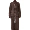 DRKSHDW FW25 CONCORDIANS VERDECKTE REISSVERSCHLUSSJACKE AUS DRKDUST GEBÜRSTETER BAUMWOLLE. DU02E7775BMO-78 DRKSHDW FW25 CONCORDIANS VERDECKTE REISSVERSCHLUSSJACKE AUS DRKDUST GEBÜRSTETER BAUMWOLLE. DU02E7775BMO-78