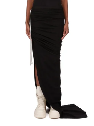 RICK OWENS FW25 CONCORDIANS EDFU ROCK IN SCHWARZEM DOPPELT GEBÜRSTETEM JERSEY DS02E7337JDB-09 RICK OWENS FW25 CONCORDIANS EDFU ROCK IN SCHWARZEM DOPPELT GEBÜRSTETEM JERSEY DS02E7337JDB-09