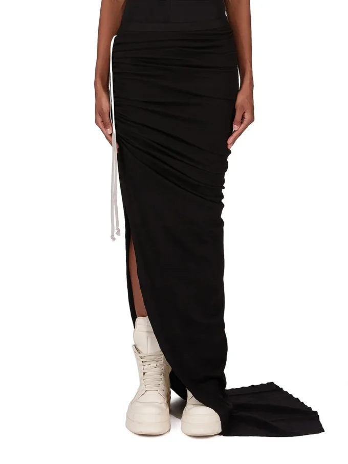 RICK OWENS FW25 CONCORDIANS EDFU ROCK IN SCHWARZEM DOPPELT GEBÜRSTETEM JERSEY DS02E7337JDB-09 RICK OWENS FW25 CONCORDIANS EDFU ROCK IN SCHWARZEM DOPPELT GEBÜRSTETEM JERSEY DS02E7337JDB-09