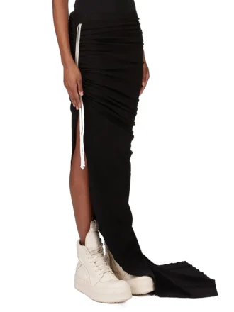 RICK OWENS FW25 CONCORDIANS EDFU ROCK IN SCHWARZEM DOPPELT GEBÜRSTETEM JERSEY DS02E7337JDB-09 RICK OWENS FW25 CONCORDIANS EDFU ROCK IN SCHWARZEM DOPPELT GEBÜRSTETEM JERSEY DS02E7337JDB-09