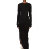 RICK OWENS FW25 CONCORDIANS EDFU ROCK IN SCHWARZEM DOPPELT GEBÜRSTETEM JERSEY DS02E7337JDB-09 RICK OWENS FW25 CONCORDIANS EDFU ROCK IN SCHWARZEM DOPPELT GEBÜRSTETEM JERSEY DS02E7337JDB-09