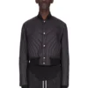 RICK OWENS FW25 CONCORDIANS GESTEPPTE FLUGHÜLLE IN SCHWARZEM NYLON RU02E1727NPT1-09 RICK OWENS FW25 CONCORDIANS GESTEPPTE FLUGHÜLLE IN SCHWARZEM NYLON RU02E1727NPT1-09