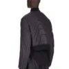 RICK OWENS FW25 CONCORDIANS GESTEPPTE FLUGHÜLLE IN SCHWARZEM NYLON RU02E1727NPT1-09 RICK OWENS FW25 CONCORDIANS GESTEPPTE FLUGHÜLLE IN SCHWARZEM NYLON RU02E1727NPT1-09