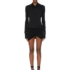 RICK OWENS FW25 CONCORDIANS KAIRO LS TOP IN SCHWARZEM VISKOSE-CREPE-JERSEY LI02E3212CVI-09 RICK OWENS FW25 CONCORDIANS KAIRO LS TOP IN SCHWARZEM VISKOSE-CREPE-JERSEY LI02E3212CVI-09