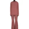 RICK OWENS FW25 CONCORDIANS OVERSIZED HOODIE IN ROSEWOOD LEICHTES RASATO-STRICKGEWEBE. RP02E4613M-13 RICK OWENS FW25 CONCORDIANS OVERSIZED HOODIE IN ROSEWOOD LEICHTES RASATO-STRICKGEWEBE. RP02E4613M-13