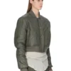 RICK OWENS FW25 CONCORDIANS QUILTED FLIGHT JKT IN BOSCO LIGHT NYLON. RU02E1727NPT1-25 RICK OWENS FW25 CONCORDIANS QUILTED FLIGHT JKT IN BOSCO LIGHT NYLON. RU02E1727NPT1-25