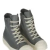 RICK OWENS FW25 CONCORDIANS SNEAKER IN GEWASCHENEM INDIGO/MILCH/MILCH VOLLNAHRIGEM RINDLEDER RP02E4890LCO-0611 RICK OWENS FW25 CONCORDIANS SNEAKER IN GEWASCHENEM INDIGO/MILCH/MILCH VOLLNAHRIGEM RINDLEDER RP02E4890LCO-0611