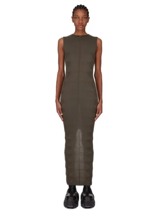 RICK OWENS FW25 CONCORDIANS TANDKLEID MOTIVO IN BOSCO LEICHTEM RASATO-STRICK RP02E4676MLK-25