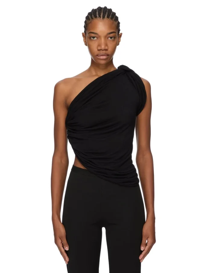 RICK OWENS LILIES FW25 CONCORDIANS ANITA TOP AUS VISKOSE-CREPE-JERSEY LI02E3110RV-09 RICK OWENS LILIES FW25 CONCORDIANS ANITA TOP AUS VISKOSE-CREPE-JERSEY LI02E3110RV-09
