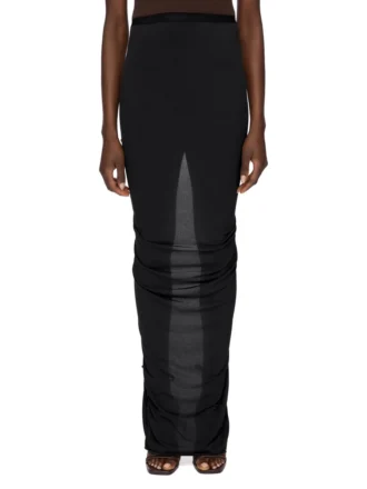 RICK OWENS LILIES FW25 CONCORDIANS EVA ROCK AUS SCHWARZEM VISKOSE-CREPE-JERSEY LI02E3316CVI-09 RICK OWENS LILIES FW25 CONCORDIANS EVA ROCK AUS SCHWARZEM VISKOSE-CREPE-JERSEY LI02E3316CVI-09