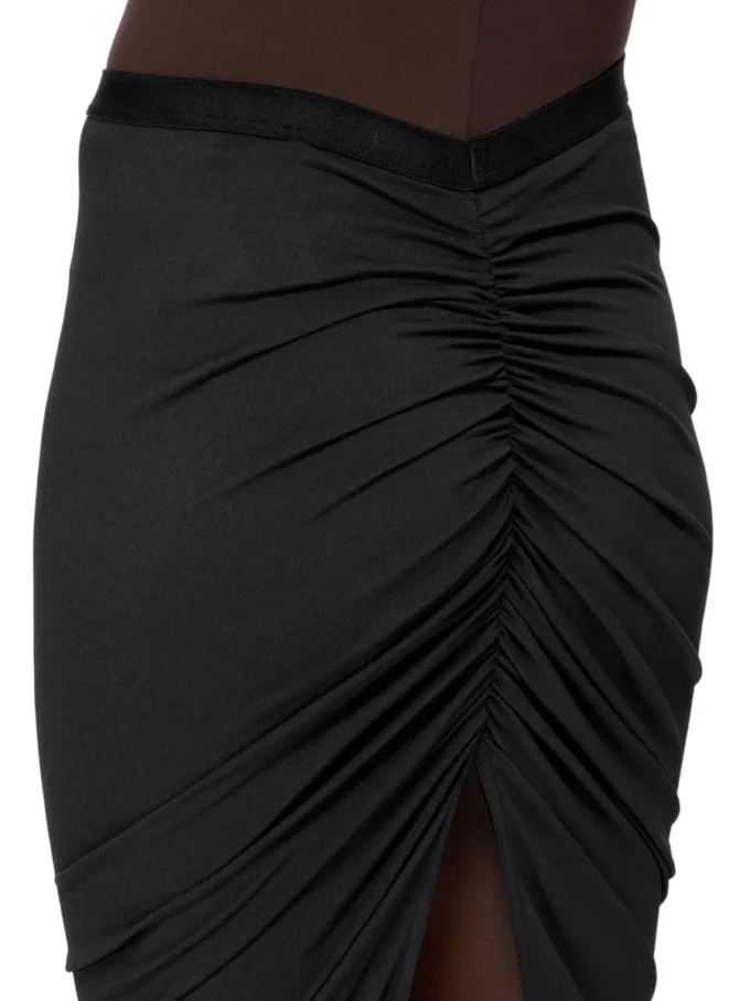 RICK OWENS LILIES FW25 CONCORDIANS EVA ROCK AUS SCHWARZEM VISKOSE-CREPE-JERSEY LI02E3316CVI-09 RICK OWENS LILIES FW25 CONCORDIANS EVA ROCK AUS SCHWARZEM VISKOSE-CREPE-JERSEY LI02E3316CVI-09
