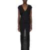 RICK OWENS LILIES FW25 CONCORDIANS EVA ROCK AUS SCHWARZEM VISKOSE-CREPE-JERSEY LI02E3316CVI-09 RICK OWENS LILIES FW25 CONCORDIANS EVA ROCK AUS SCHWARZEM VISKOSE-CREPE-JERSEY LI02E3316CVI-09